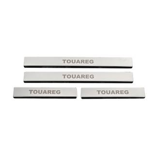 Carmos V1 kynnyslistat (4 kpl, ruostumaton teräs) Volkswagen Touareg 2010–2018 kuva 1