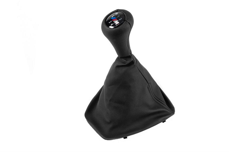 BMW 3-sarja E90/E91 2005–2011 Vaihdekepin nuppi ja suojapussi 25118037308 V2 (6-vaihteinen) Image