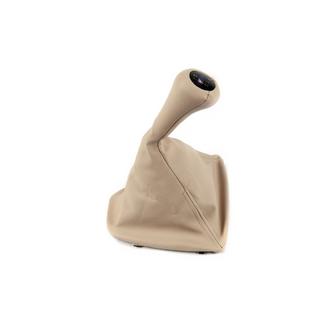 Vaihdekepin nuppi ja vaihdekepin suojapussi 25118037308 beige (6-vaihteinen) BMW 3-sarja E90/E91 2005–2011 kuva 1