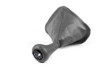 BMW 5-sarja E39 1996–2003 Vaihdekepin suojapussi + vaihdenuppi OEM (harmaa) kuva 4
