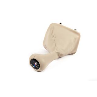 Vaihdekepin mansetti + vaihdenuppi OEM 5-vaihteinen (beige) kuva 4