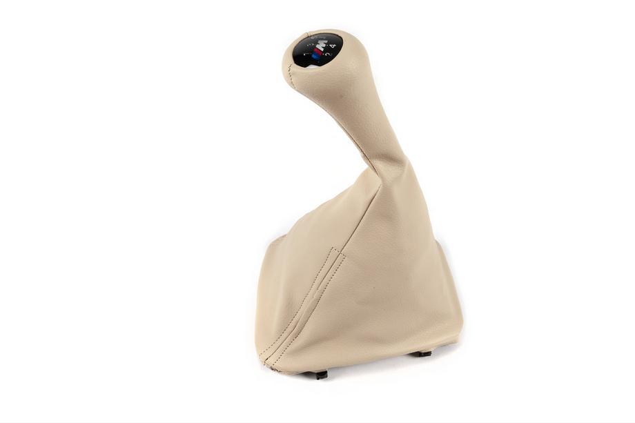 BMW 3-sarja E36 1990–2000 Vaihdekepin mansetti + vaihdenuppi OEM 5-vaihteinen (beige) Image