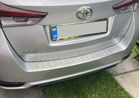 Toyota Auris 2012–2018 Takapuskurin suojalista Carmos (SW) ruostumatonta terästä kuva 5