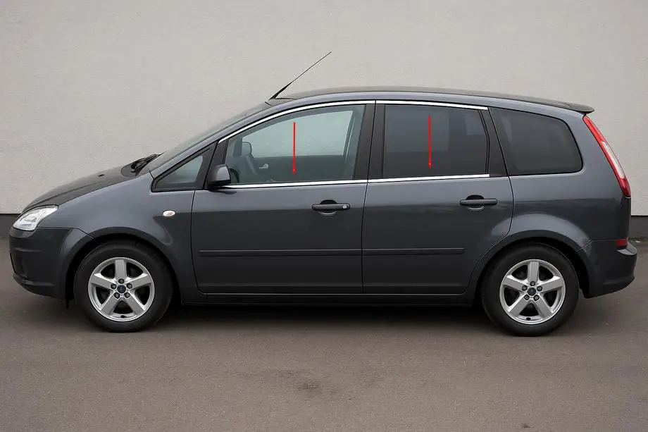 Ford C-Max 2004–2010 Ruostumattomat ikkunalistat (4 kpl) Image