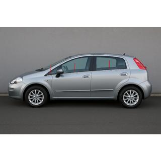 Carmos ikkunalistat (6 kpl, ruostumaton teräs) Fiat Punto Grande/EVO 2006–2018 kuva 1