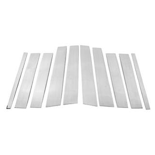 Ovipilarien kromilistat (10 kpl, ruostumaton teräs) Mercedes GL-sarja X164 2006–2012 kuva 2