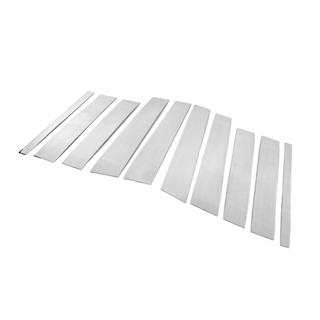 Ovipilarien kromilistat (10 kpl, ruostumaton teräs) Mercedes GL-sarja X164 2006–2012 kuva 3