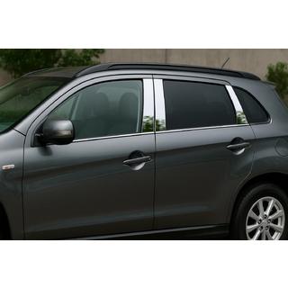 Ovipilarien koristelistat (6 kpl, ruostumaton teräs) Mitsubishi ASX 2010–2023 kuva 1