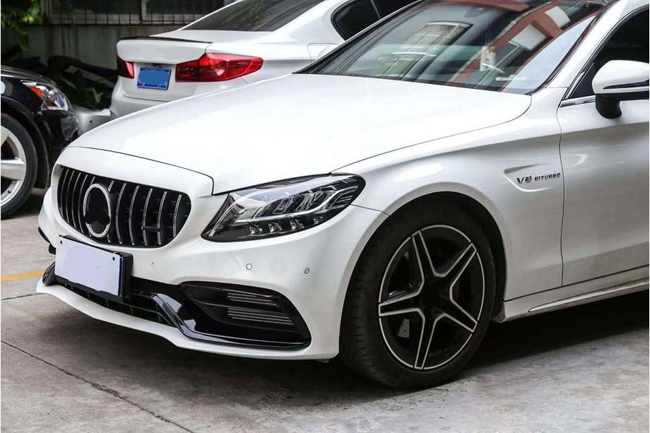 Mercedes C-class W205 2014–2021 Korisarja diffuusorilla (AMG C63-designs 2018-2021) Image