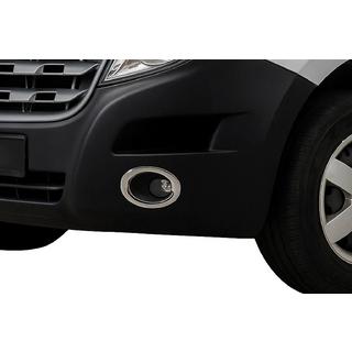 Sumuvalojen kromilistat Carmos (2 kpl, ruostumaton teräs) Opel Movano 2010–2021 kuva 1