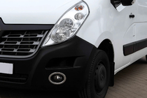 Nissan NV400 2010–2024 Sumuvalojen kromilistat Carmos (2 kpl, ruostumaton teräs) kuva 3