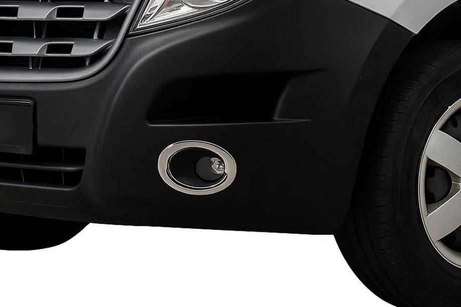 Nissan NV400 2010–2024 Sumuvalojen kromilistat Carmos (2 kpl, ruostumaton teräs) Image