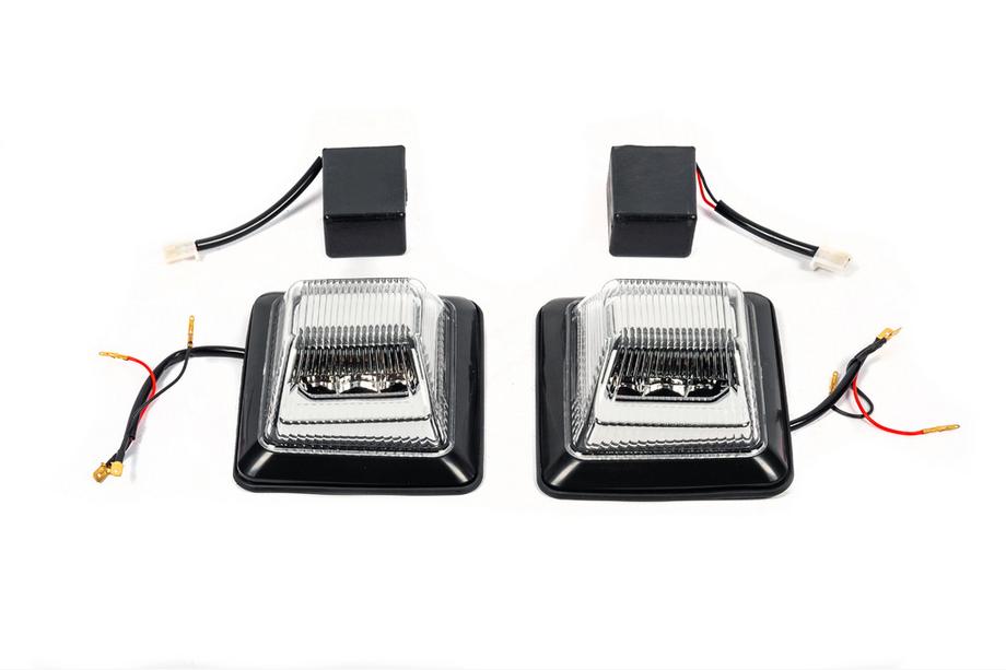 Mercedes G class W463 1990–2018 OEM Clear Design -sivuvilkut (2 kpl) Image