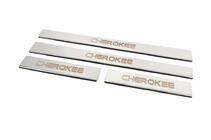 Jeep Grand Cherokee WK 2004–2010 Kynnyslistat Carmos V-2 (4 kpl, ruostumaton teräs) kuva 2
