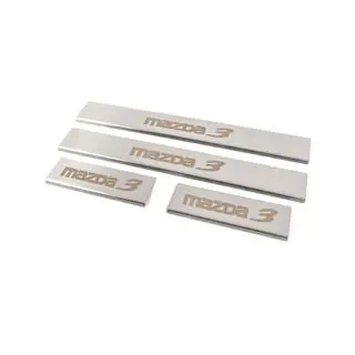 Kynnyslistat (4 kpl, matta, ruostumaton teräs) kuva 2