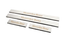 Mercedes C-sarja W204 2007–2015 Carmos-kynnyslistat (4 kpl, ruostumaton teräs) kuva 2