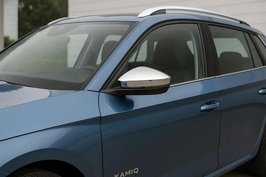 Skoda Kamiq 2019– Sivupeilien kuoret (2 kpl, ruostumaton teräs) Carmos Image