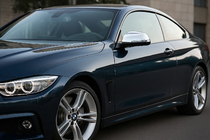 BMW 4-sarja F32/F33/F36 2012–2020 Sivupeilien kuoret (2 kpl, ruostumaton teräs) Carmos kuva 3