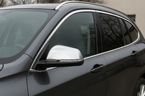 BMW X1 F48 2015–2022 Sivupeilien kuoret (2 kpl, ruostumaton teräs) Carmos kuva 1