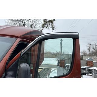 Tuuliohjaimet (2 kpl, EuroCap, Chrome) Mercedes Sprinter W906 2006–2018 kuva 1