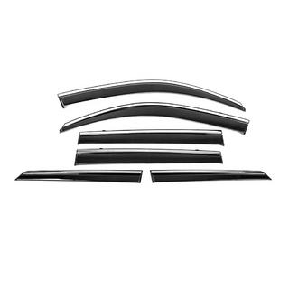 Ikkunatuuliohjaimet kromilistalla Niken Luxury (6 kpl) Toyota Land Cruiser Prado 150 2009–2023 kuva 2