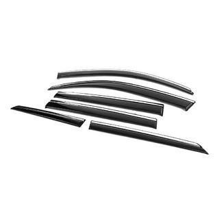 Ikkunatuuliohjaimet kromilistalla Niken Luxury (6 kpl) Toyota Land Cruiser Prado 150 2009–2023 kuva 3