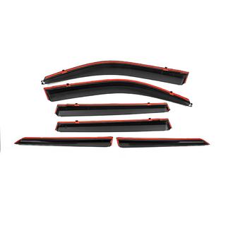 Ikkunatuuliohjaimet kromilistalla Niken Luxury (6 kpl) Toyota Land Cruiser Prado 150 2009–2023 kuva 4