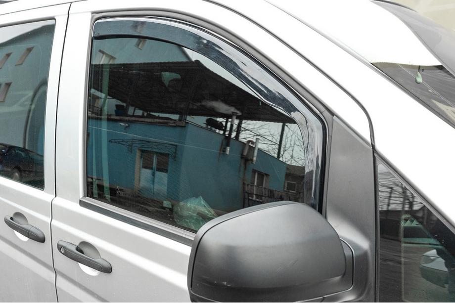 Mercedes Vito W639 2004–2014 Ikkunatuulisuojat, upotettavat Niken Luxury (2 kpl) Image