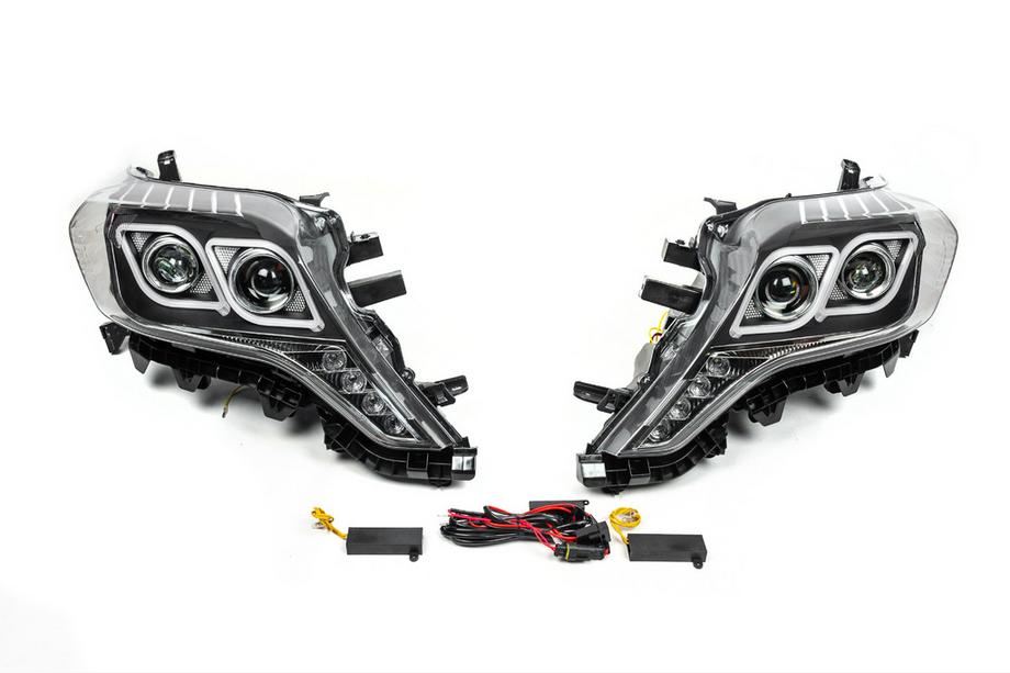 Toyota Land Cruiser Prado 150 2009–2023 Full LED -ajovalot eteen (2013-2017, 2 kpl) Image