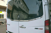 Mercedes Sprinter W906 2006–2018 Takalasin reunalista Carmos (2 kpl, ruostumaton teräs) kuva 1
