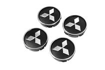 Mitsubishi Vanteiden keskikapselit mustat mit5955tur-b (59 mm x 55 mm, 4 kpl) kuva 2