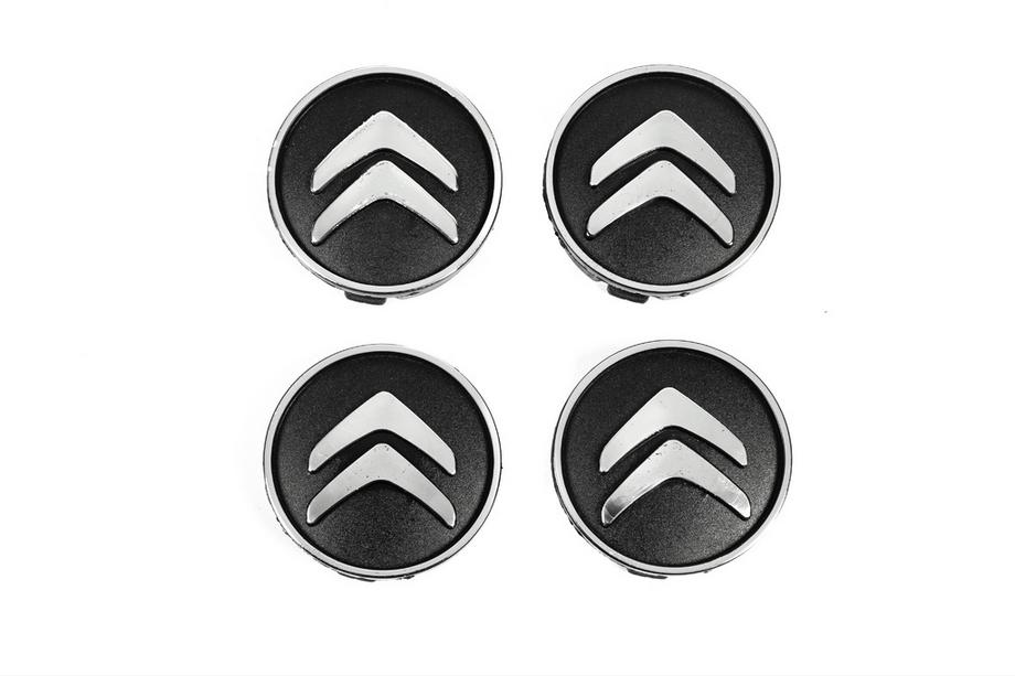 Citroen Vanteiden keskiökapselit, mustat cit5955tur-bl (59 mm – 55 mm, 4 kpl) Image