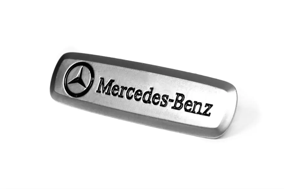 Mercedes-Benz Mercedes alumiininen merkki automattoihin (1 kpl) Kuva 2