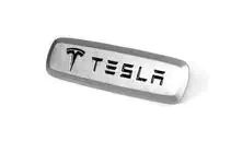 Tesla Alumiininen embleemi automattoihin (1 kpl) kuva 2