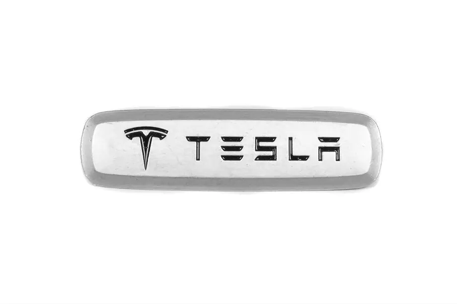 Tesla Alumiininen embleemi automattoihin (1 kpl) Image