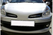 Renault Clio III 2005–2012 Jäähdyttimen säleikön listat (4 kpl, ruostumaton teräs) kuva 1