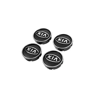 Mustat vanteen keskiökupit kia60tur-bl (59 mm–55 mm, 4 kpl) kuva 1