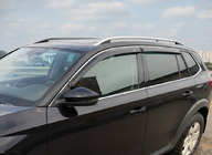 Skoda Kamiq 2019– Ikkunatuuliohjaimet kromilistalla (2019-2023, 4 kpl, Niken) kuva 1