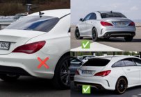 Mercedes CLA C117 2013–2019 Premium-roiskeläpät CLA45:een (4 kpl) kuva 2