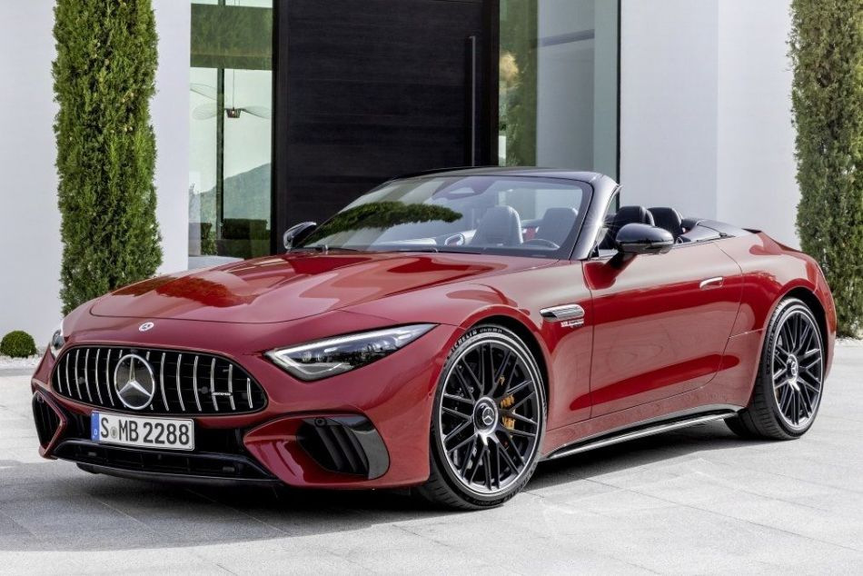 Koeajo: uuden sukupolven kaksiovinen Mercedes SL-Class