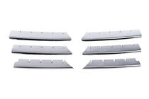 Renault Megane II 2004–2009 Etusäleikön listat (malli 2004-2006, 6 kpl, ruostumaton teräs) Carmos - turkkilainen teräs kuva 3