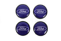 Ford Vanteen keskiökapselit 53/51 mm siniset frd5351bl (4 kpl) kuva 1