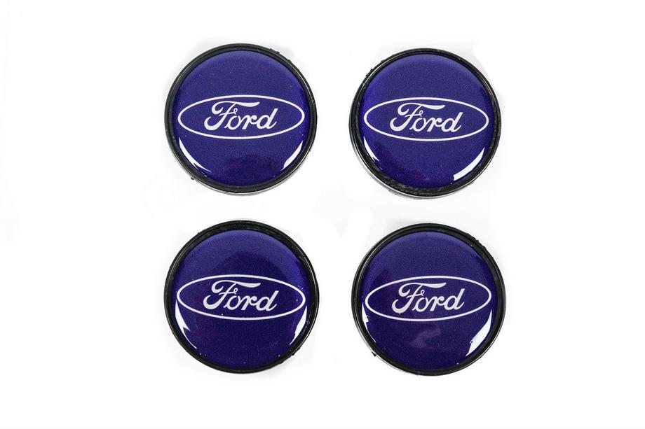 Ford Vanteen keskiökapselit 53/51 mm siniset frd5351bl (4 kpl) Image