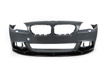 BMW 5-sarja F10/F11 2010–2016 Etupuskurin lip-spoileri DPT Lip V-1 (M-Performance, kiiltävä musta) kuva 7