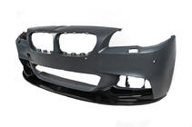 BMW 5-sarja F10/F11 2010–2016 Etupuskurin lip-spoileri DPT Lip V-1 (M-Performance, kiiltävä musta) kuva 10