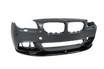 BMW 5-sarja F10/F11 2010–2016 Etupuskurin lip-spoileri DPT Lip V-1 (M-Performance, kiiltävä musta) kuva 11