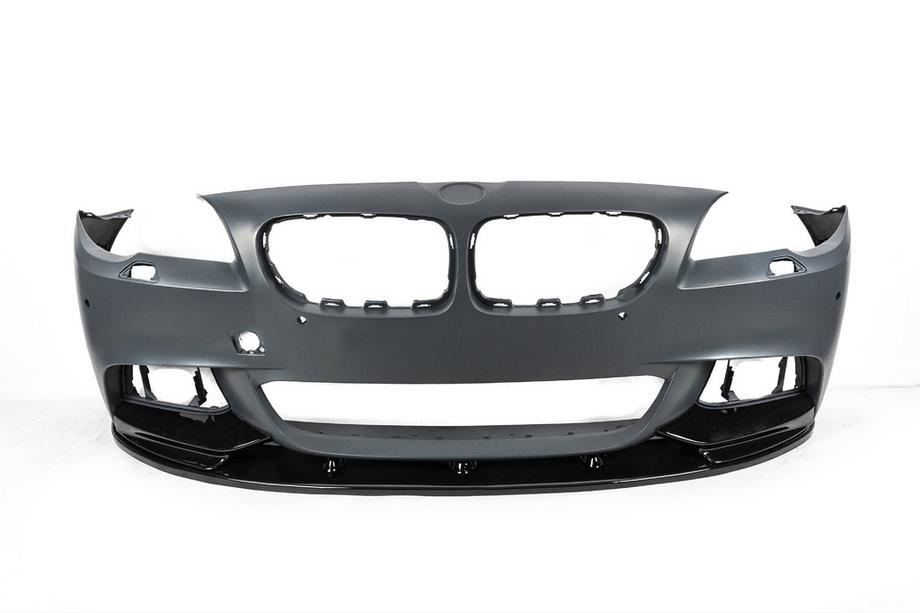 BMW 5-sarja F10/F11 2010–2016 Etupuskurin lippa DPT Lip V-2 (M-Performance, kiiltävän musta) Kuva 7