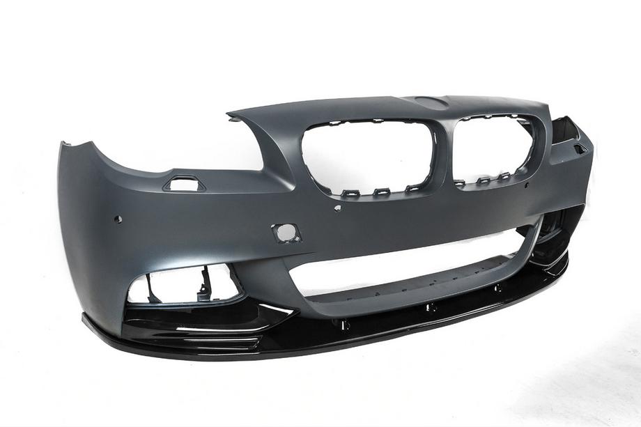 BMW 5-sarja F10/F11 2010–2016 Etupuskurin lippa DPT Lip V-2 (M-Performance, kiiltävän musta) Kuva 13
