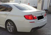 BMW 5-sarja F10/F11 2010–2016 MP-Style takaspoileri (F10, kiiltävä musta) kuva 3