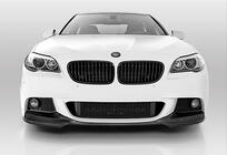 BMW 5-sarja F10/F11 2010–2016 Etupuskurin lip spoiler DPT Lip V-3 (M-Performance, kiiltävä musta) kuva 5
